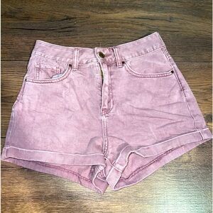 size 25 lavender pacsun mom shorts